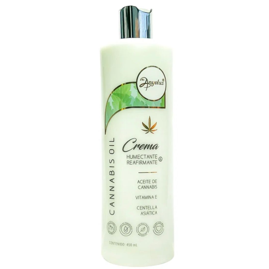 CREMA HUMECTANTE CANNABIS 450ml ANYELUZ 