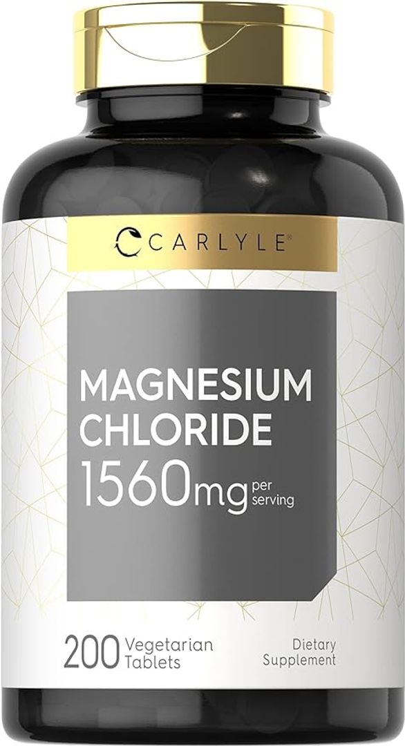 Magnesio Cloruro de magnesio 1560 mg 200 tabletas CARLYLE foto