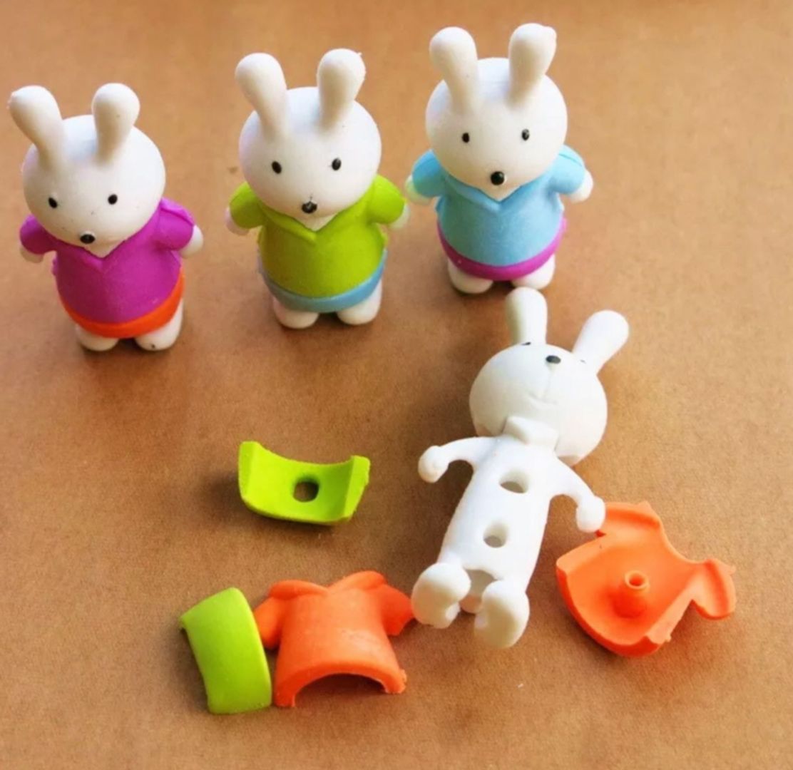 BORRADOR CONEJITO BLANCO X 1