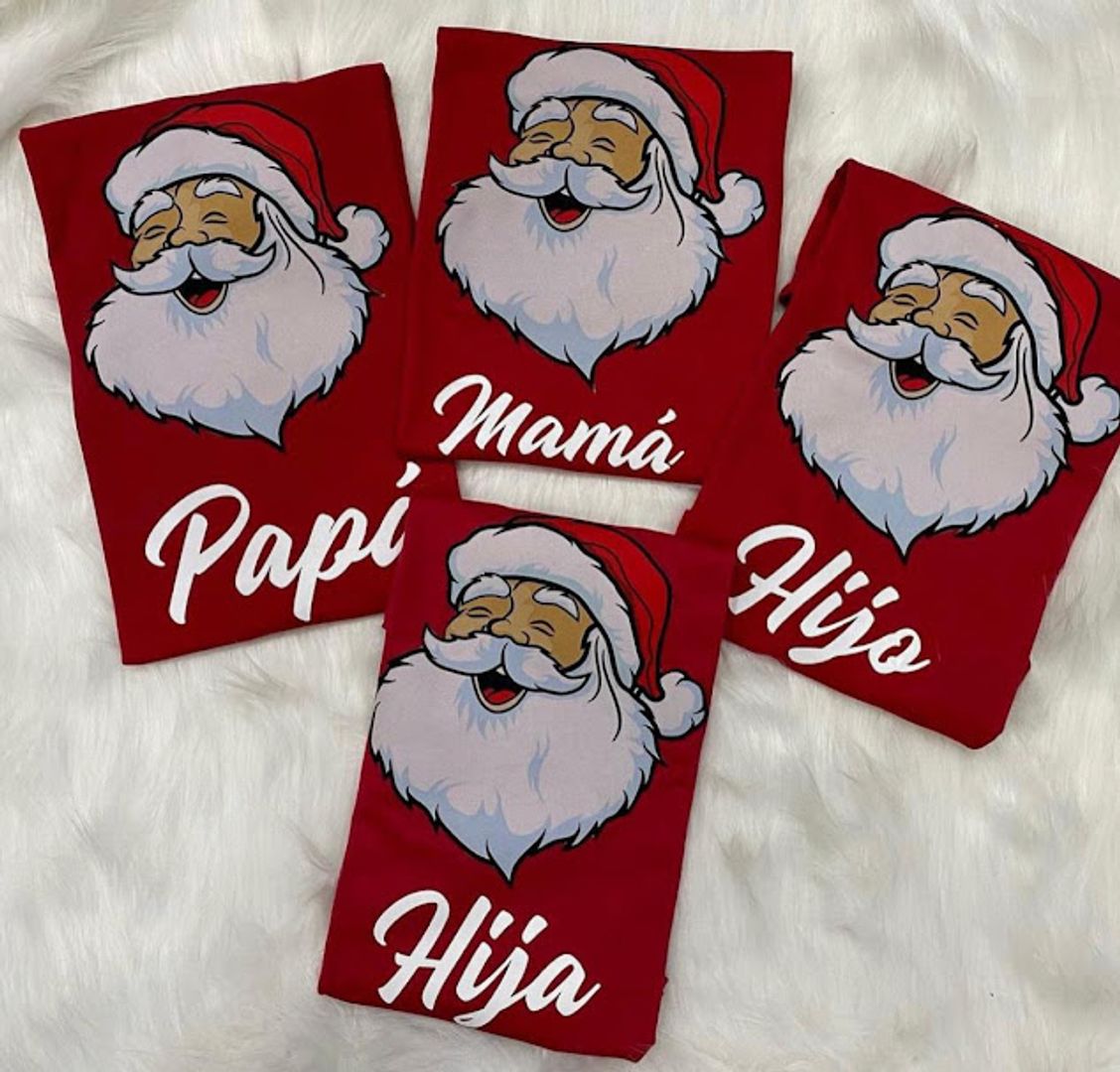 CAMISETA NAVIDEÑA FAMILIA 