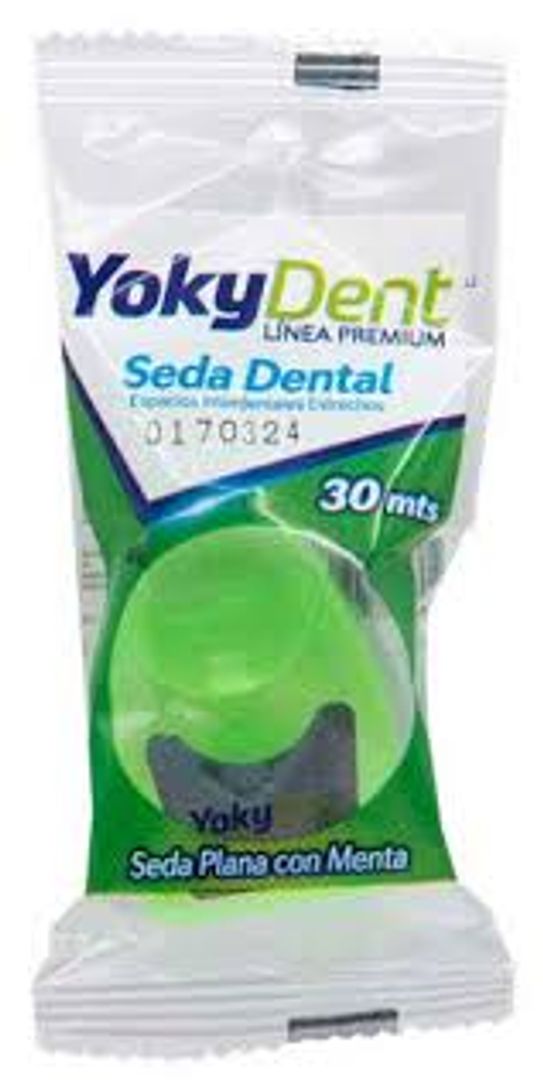 SEDA DENTAL YOKY MENTA X 30 MTS (VERDE)