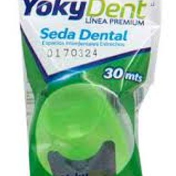 Imagen del producto SEDA DENTAL YOKY MENTA X 30 MTS (VERDE)