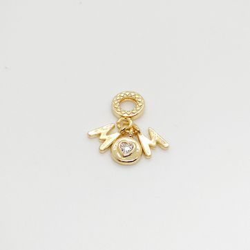 Imagen del producto DIJE CHARM MOM RODINADO