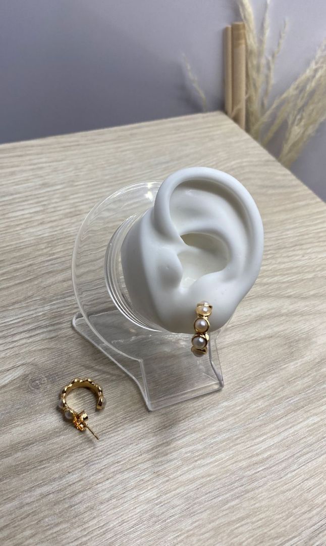 Topo candonga con perlitas, covergold 
