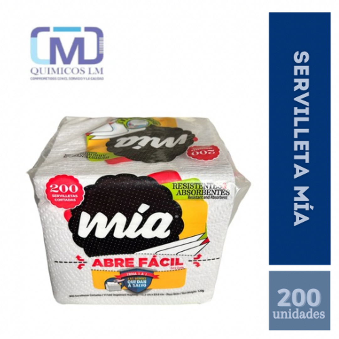 SERVILLETAS MÍA X200UND 