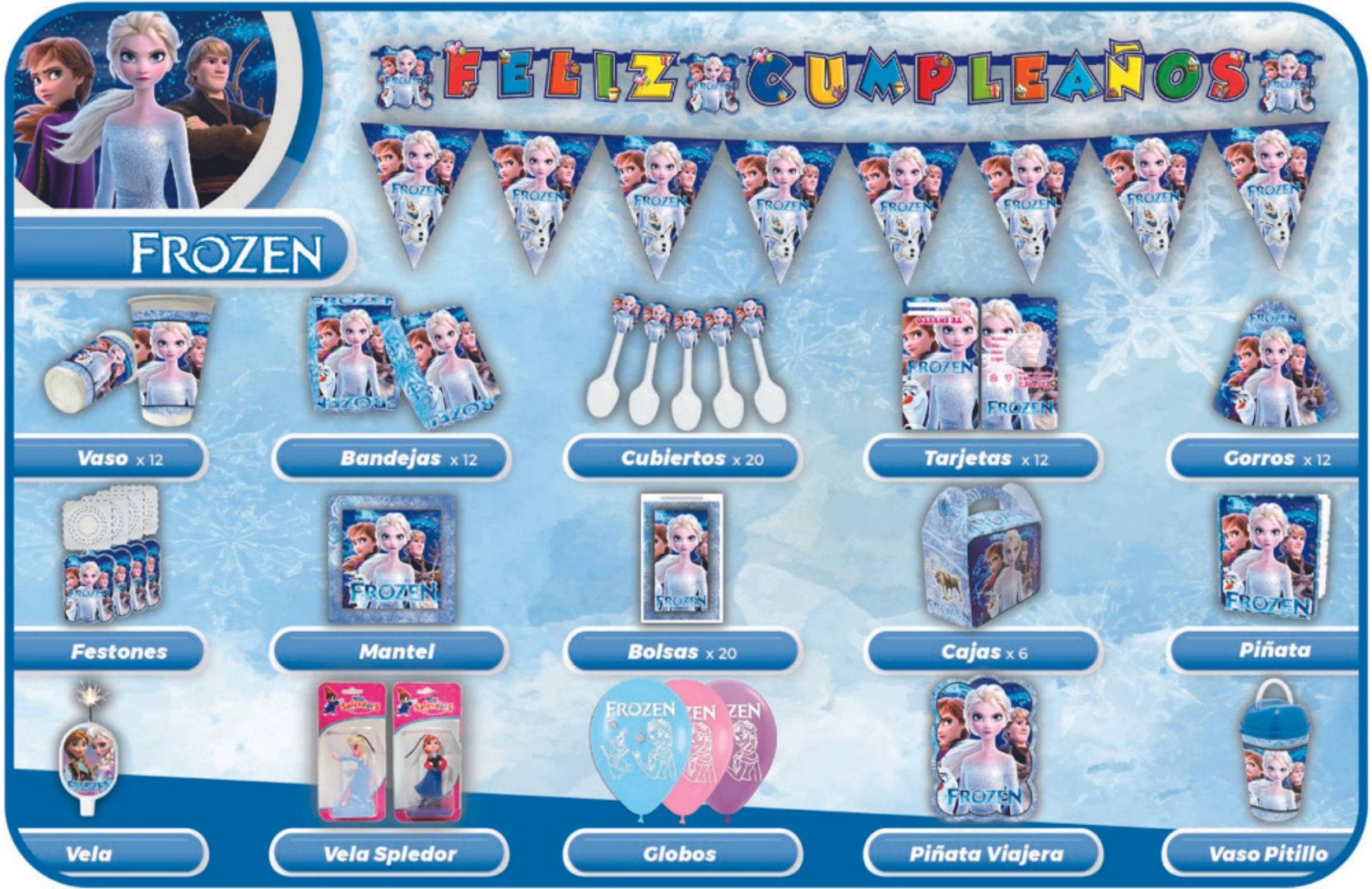 DECORACIÓN FROZEN