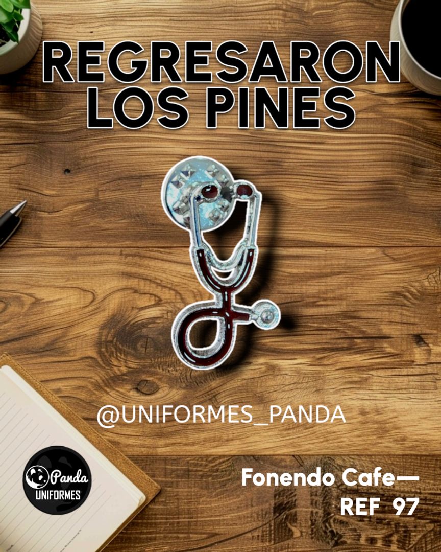 PIN FONENDO CAFÉ