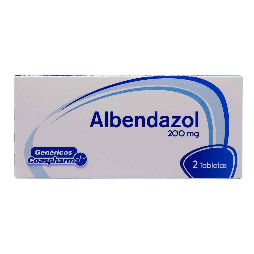 ALBENDAZOL 200MG COASPHARMA DIS X 2 TAB