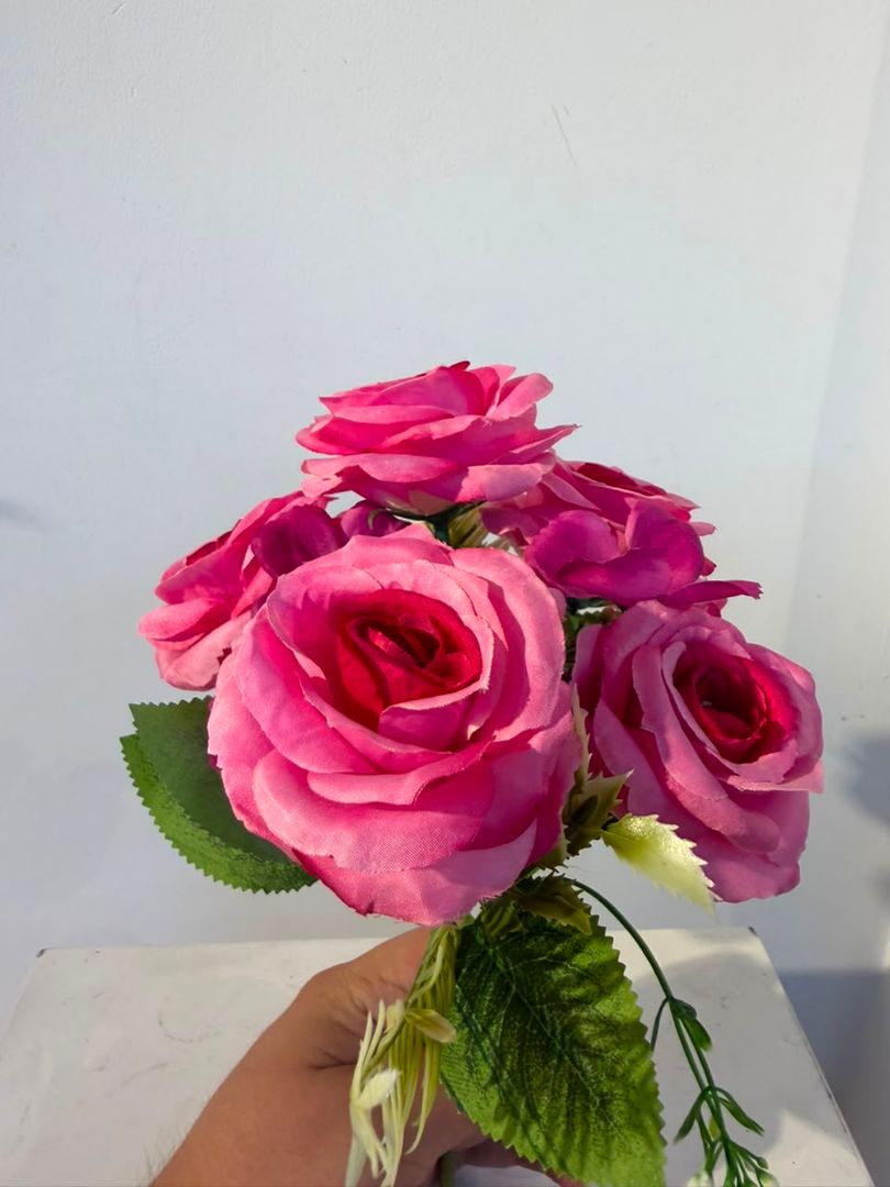 MINI ROSA X 5 FUCSIA