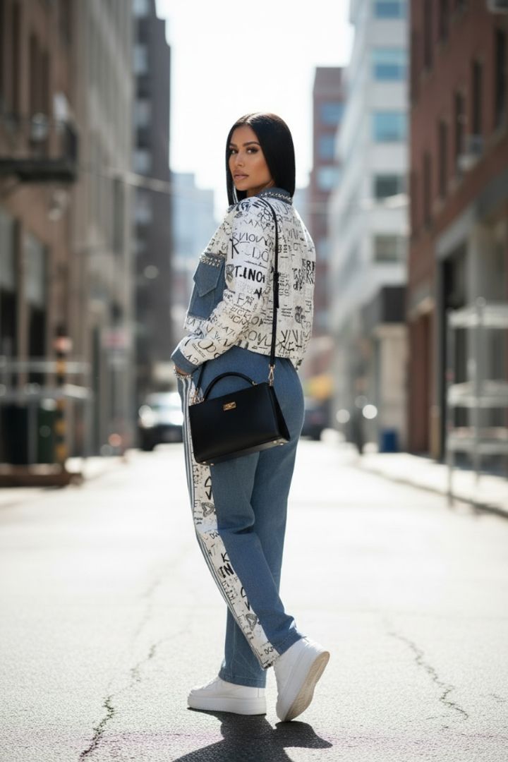 CONJUNTO NEWSPAPER WHITE 