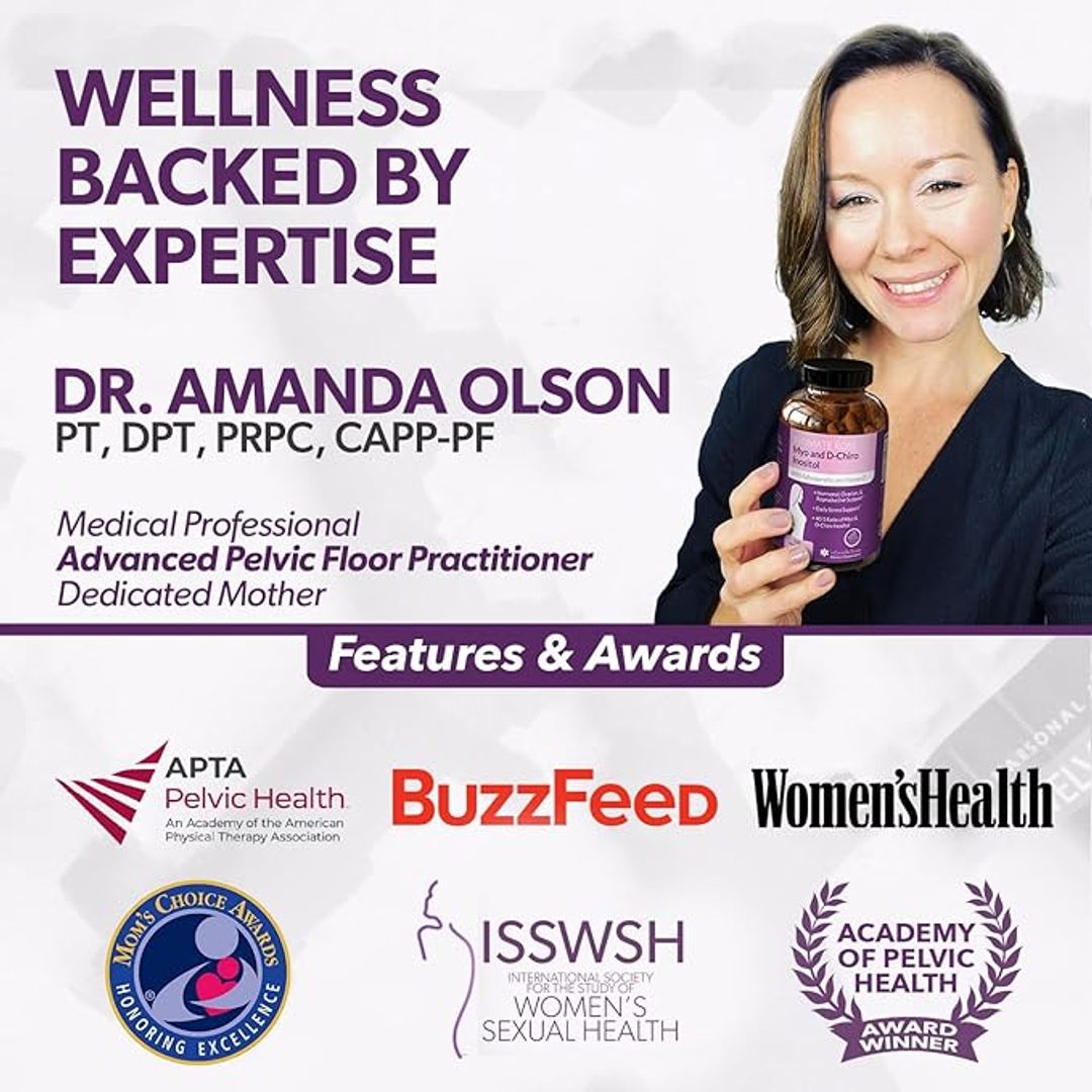 Intimate Rose Mezcla de mio-inositol y D-Chiro inositol Vitamina D y Ashwagandha