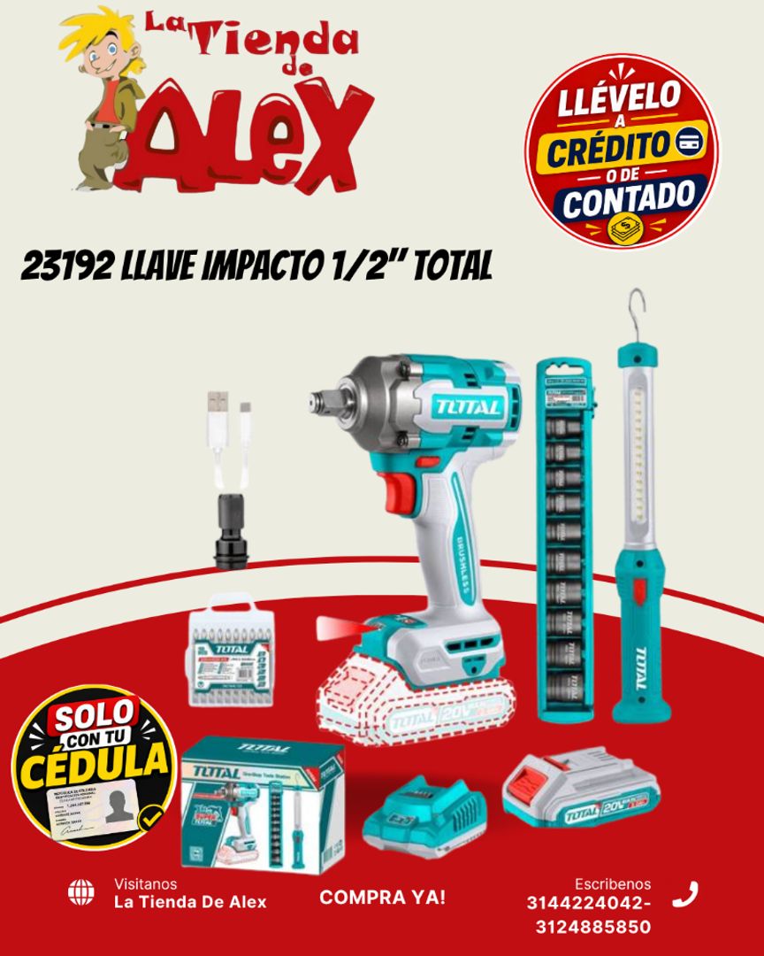 23192 LLAVE IMPACTO 1/2" TOTAL