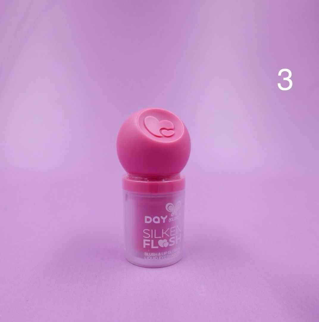 RUBOR LÍQUIDO 3 EN 1 SILKEN FLOSH DAY COLORS