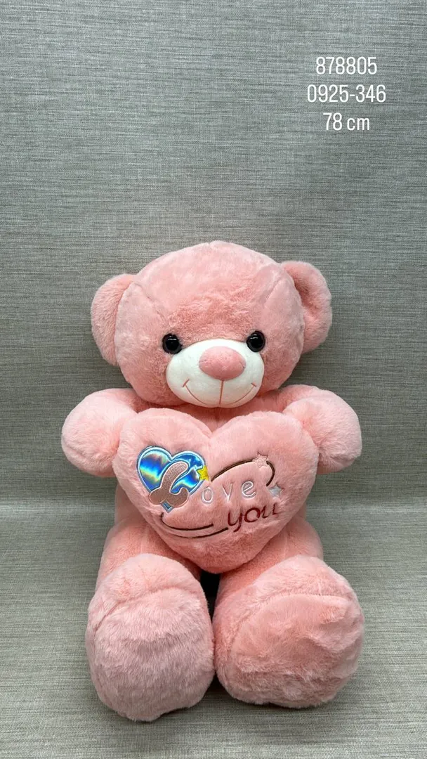 OSO ROSADO PATAS LARGAS 78 CM