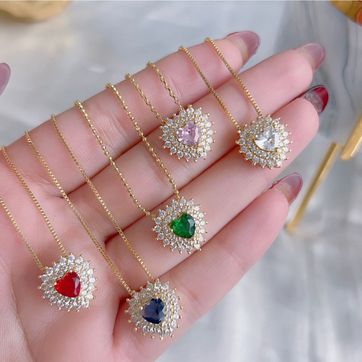 Imagen del producto COLLAR CORAZON VERDE