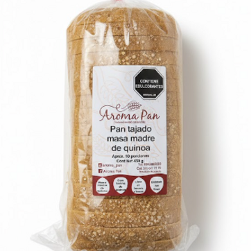 Imagen del producto PAN TAJADO MASA MADRE DE QUINOA AROMA PAN