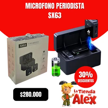 Imagen del producto microfono periodista sx63