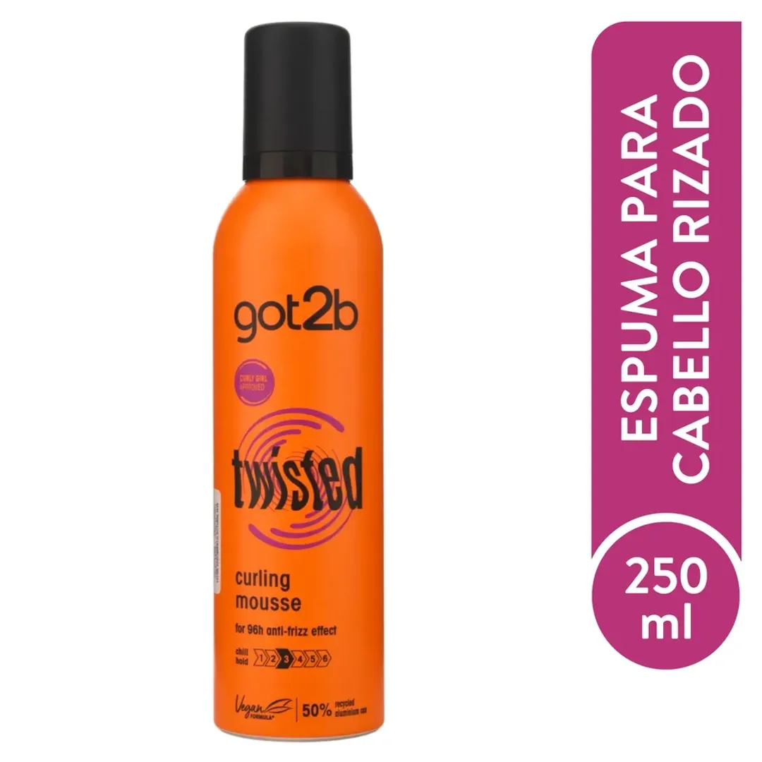 Espuma Got2b Twisted Curl 250ml 