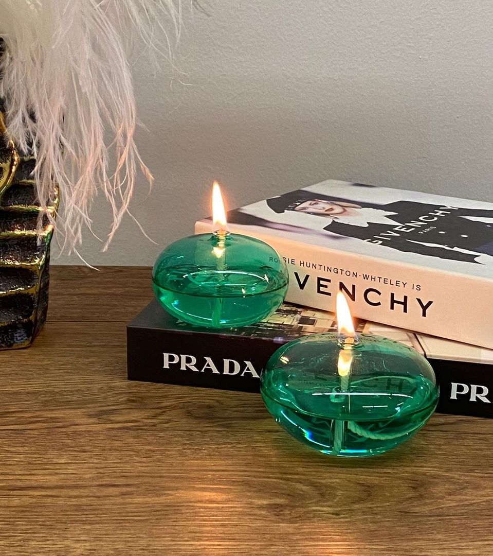 Velas de Cristal Verde