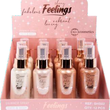 SHIMMER SPRAY MINI FEELINGS MIIS  COSMETICS - imagen 1