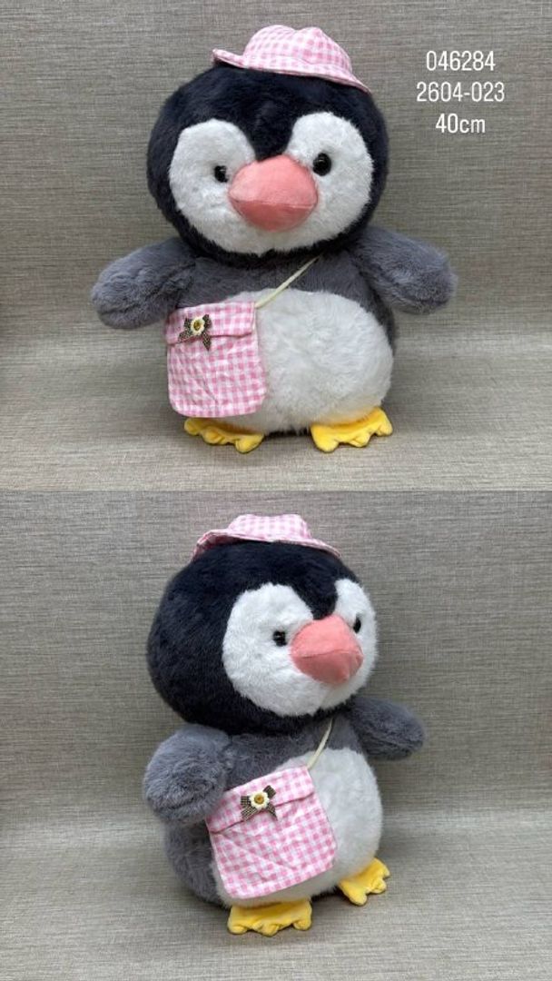 PINGUINO SURTIDO CON ACCESORIOS 40 CM