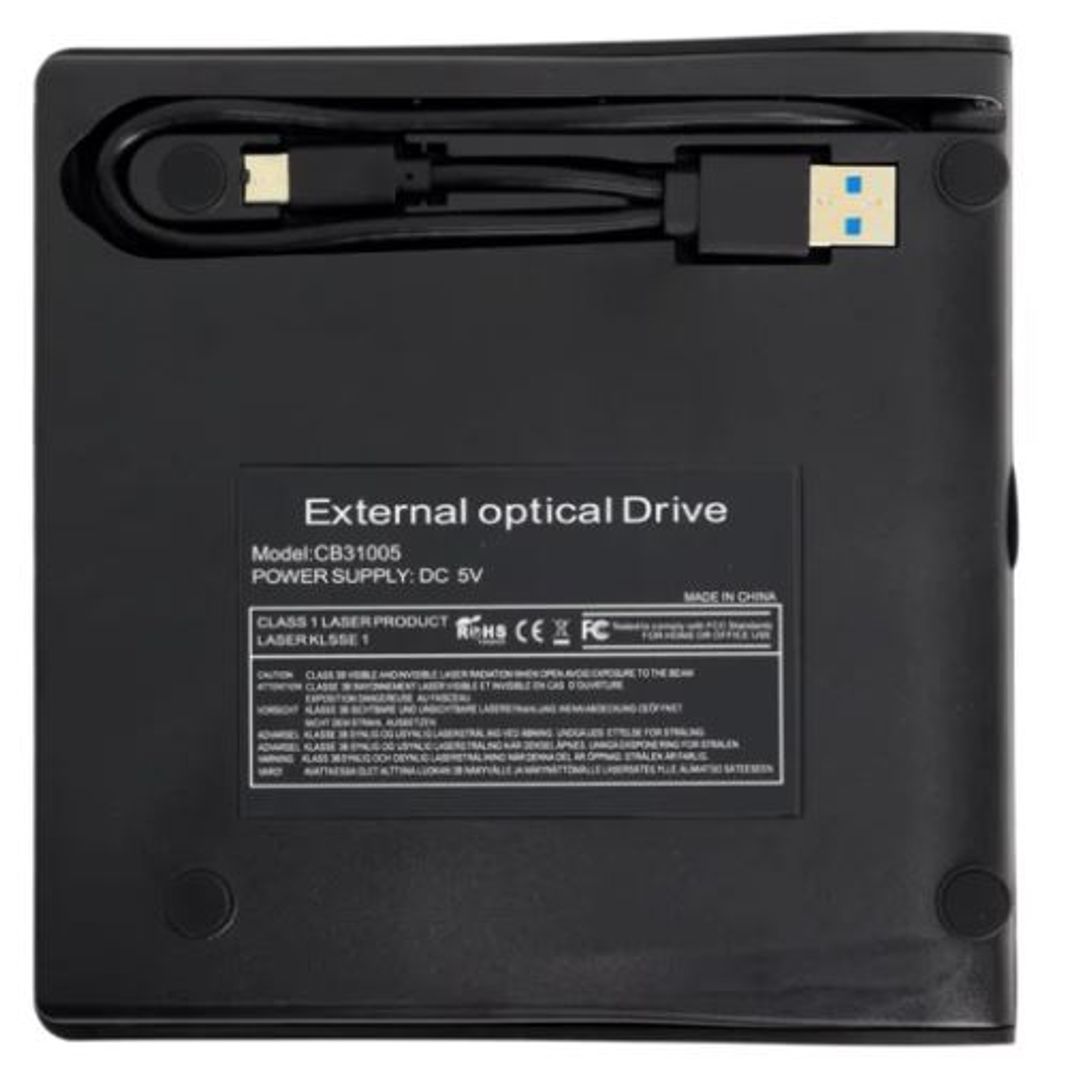 Quemador DVD Externo USB 3.0 y Tipo C