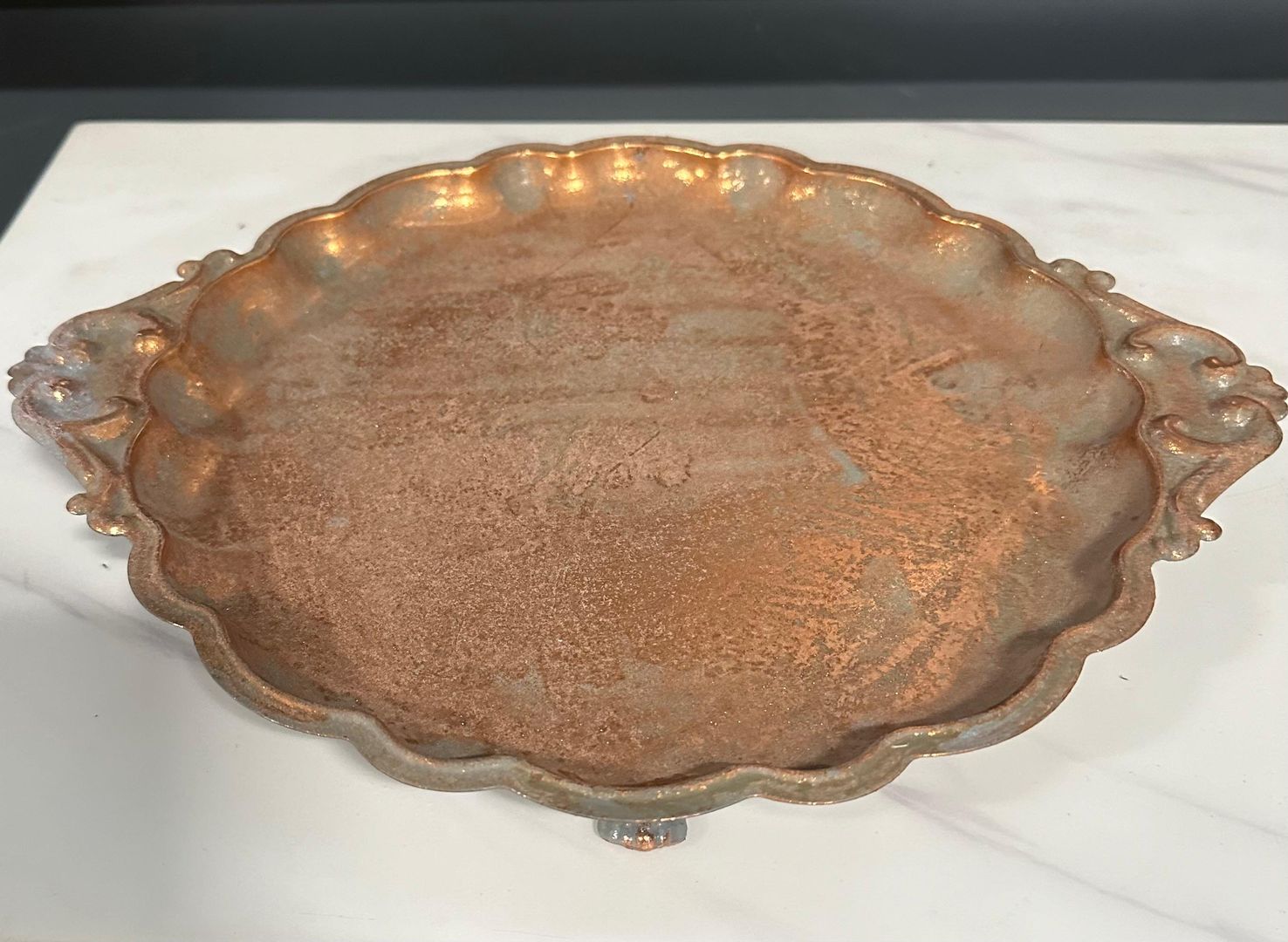 Charola de Metal Rose Gold