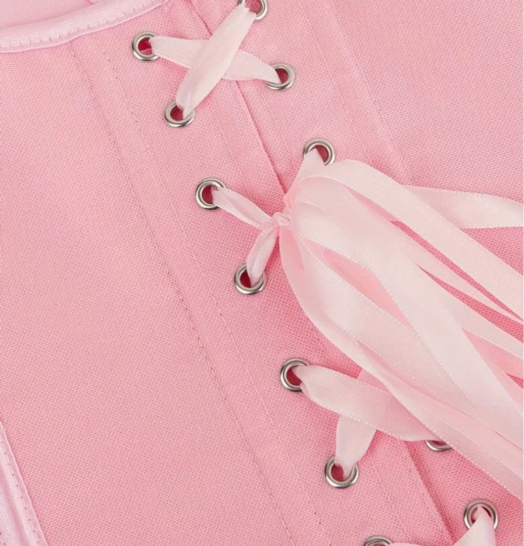 CORSET CORAZON ROSADO