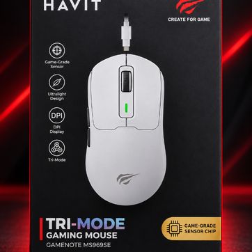 Imagen del producto MOUSE GAMER HAVIT GAMENOTE MS969SE – TRI-MODE