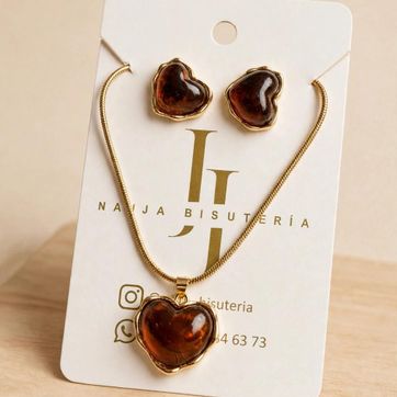 Imagen del producto Set Corazón Café 