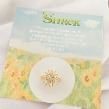 Imagen del producto ANILLO GIRASOL GIRATORIO