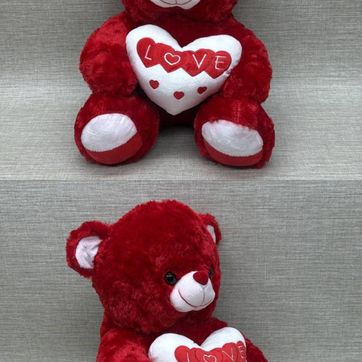 Imagen del producto OSO ROJO CORAZON 40 CM