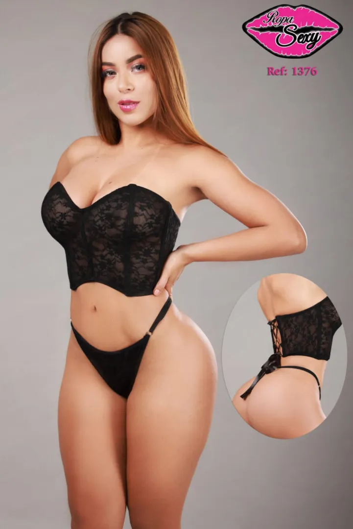 CORSET VARILLA NEGRO 