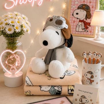 Peluche con cobija snoopy  - imagen 1