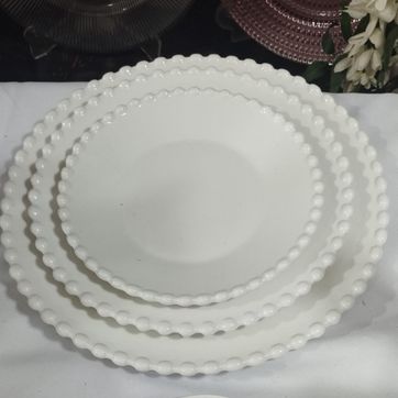 VAJILLA BOLITA BLANCA - imagen 1