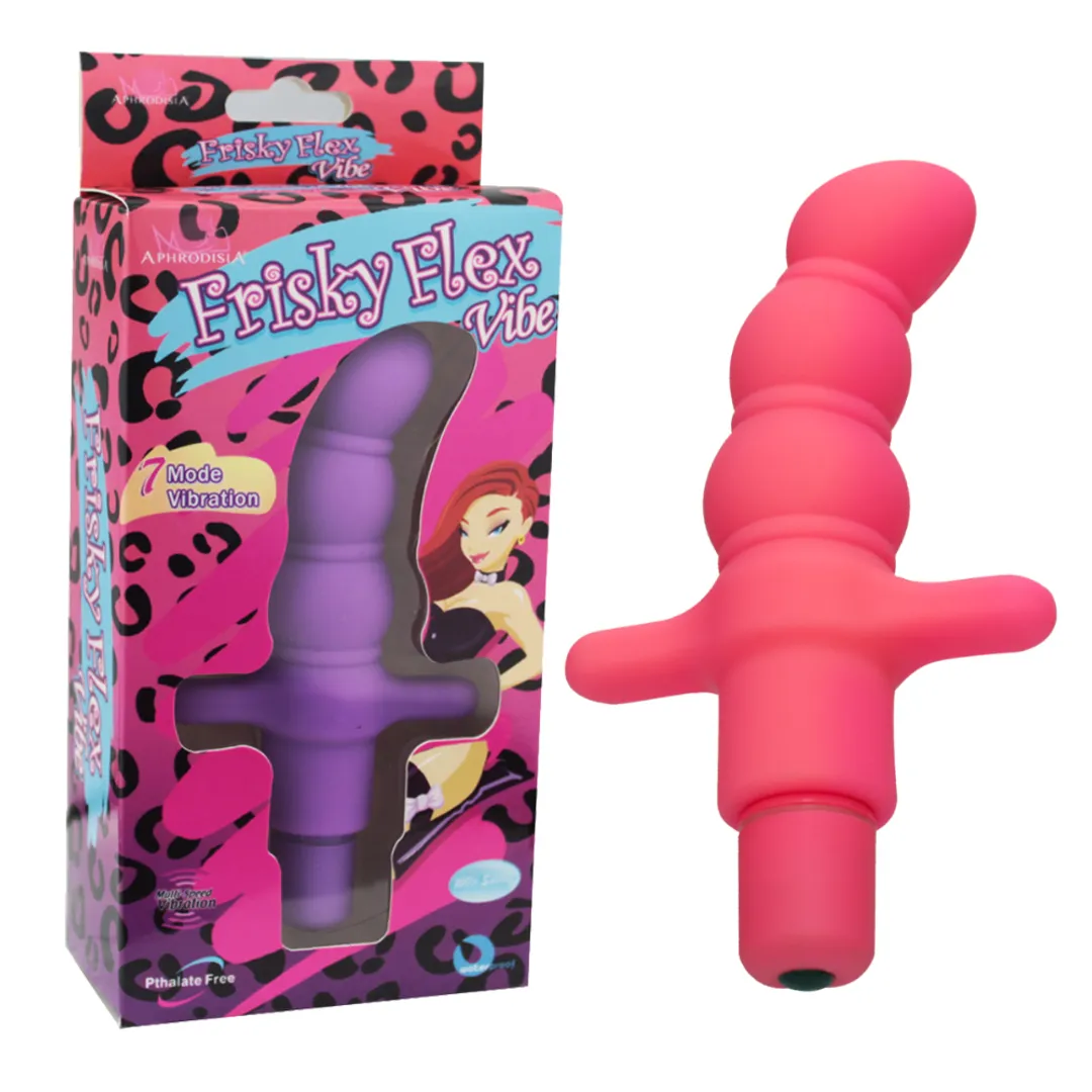 VIBRADOR FLEXIBLE FRISKY FLEX DILDO ESTIMULADOR