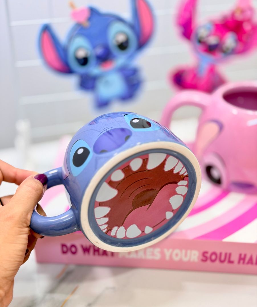 MUG QNGELA Y STITCH 