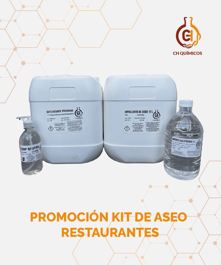 KIT DE ASEO PARA RESTAURANTES