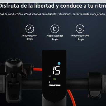 SCOOTER 4 LITE -  XIAOMI ELECTRIC (2nd Gen) NEGRO - imagen 5