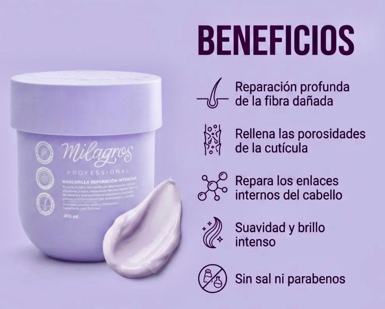 MILAGROS MASCARILLA PROFESIONAL REPARACIÓN INTENSIVA