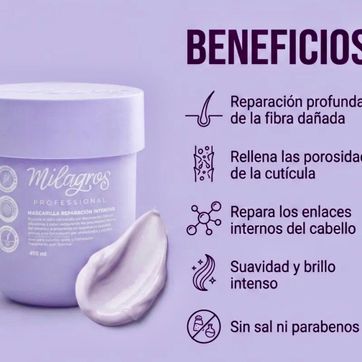 Imagen del producto MILAGROS MASCARILLA PROFESIONAL REPARACIÓN INTENSIVA