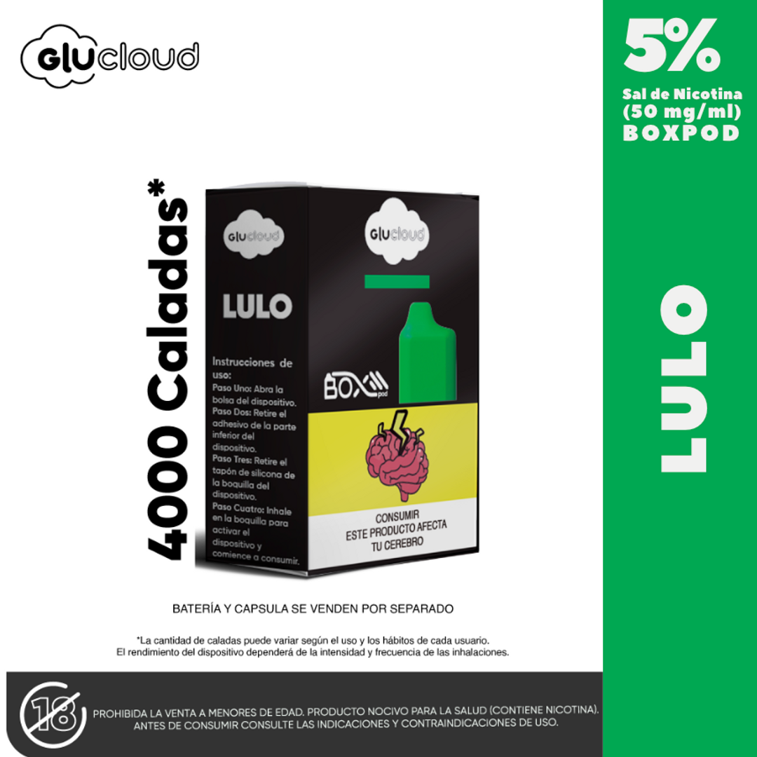 Glucloud Lulo Boxpod 4000 Puffs