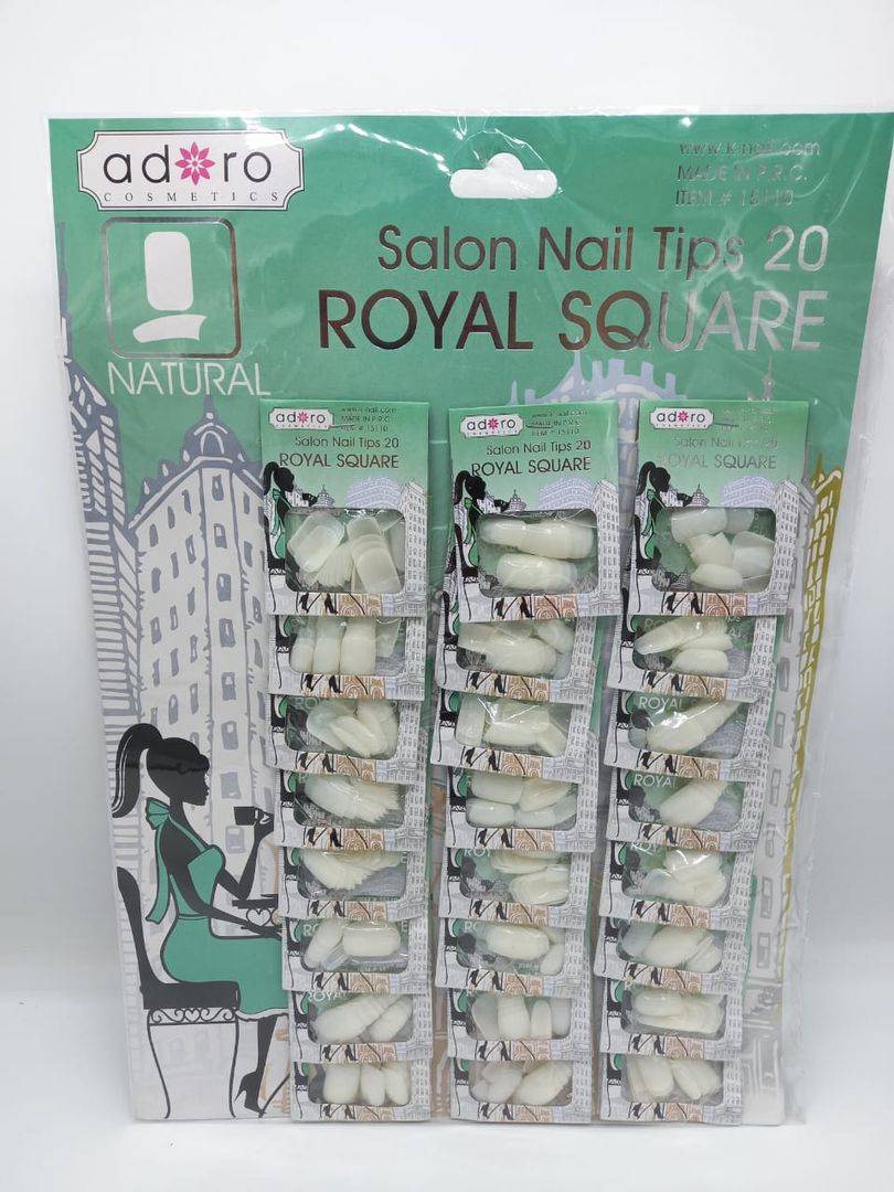 cartón uñas postizas  