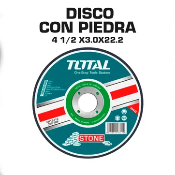 Imagen del producto DISCO CON PIEDRA 4 1/2" X 1/2 X 7/8 