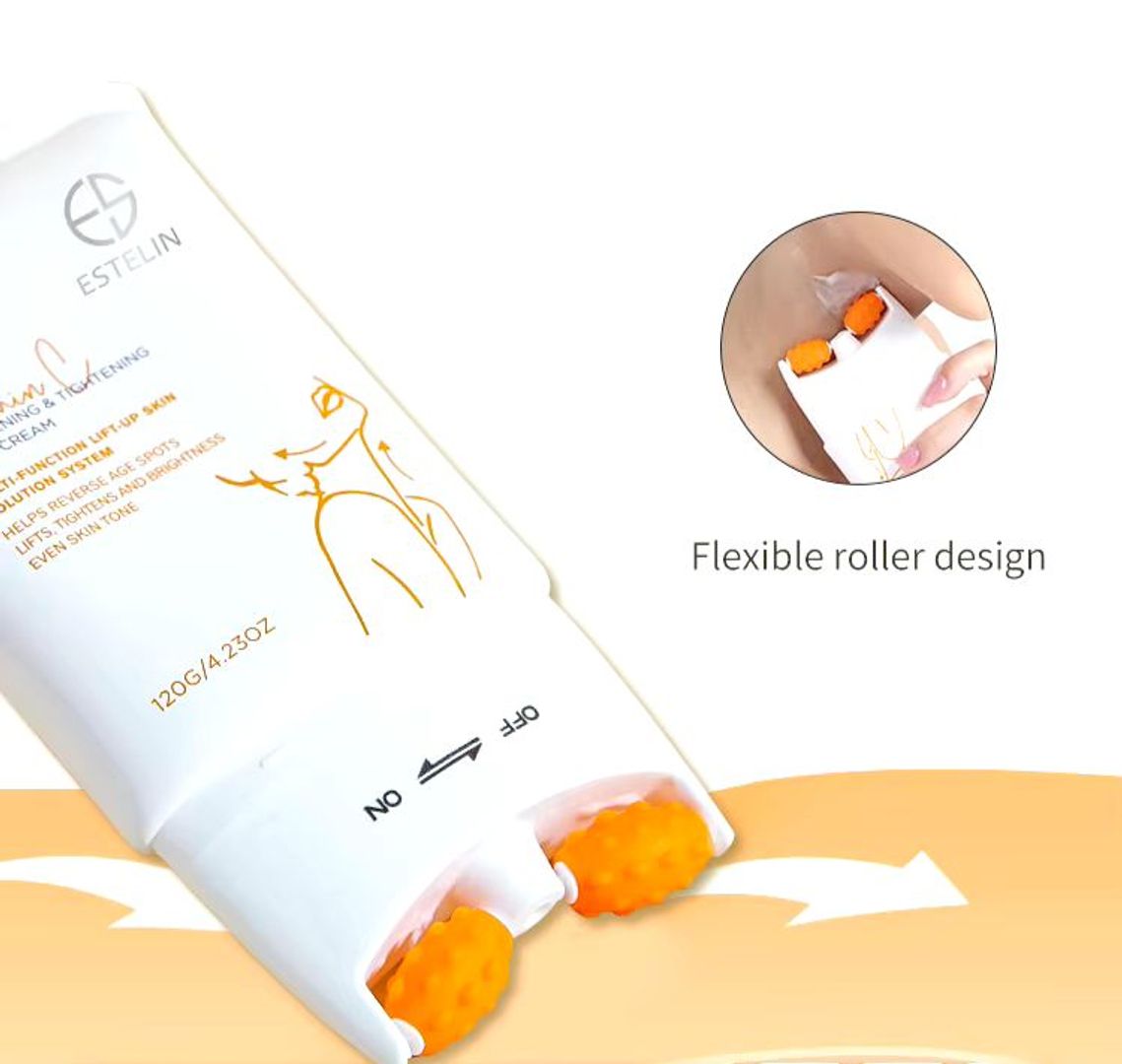 CREMA PARA EL CUELLO ILUMINADOR Y TENSADOR DE VITAMINA C ESTELIN 