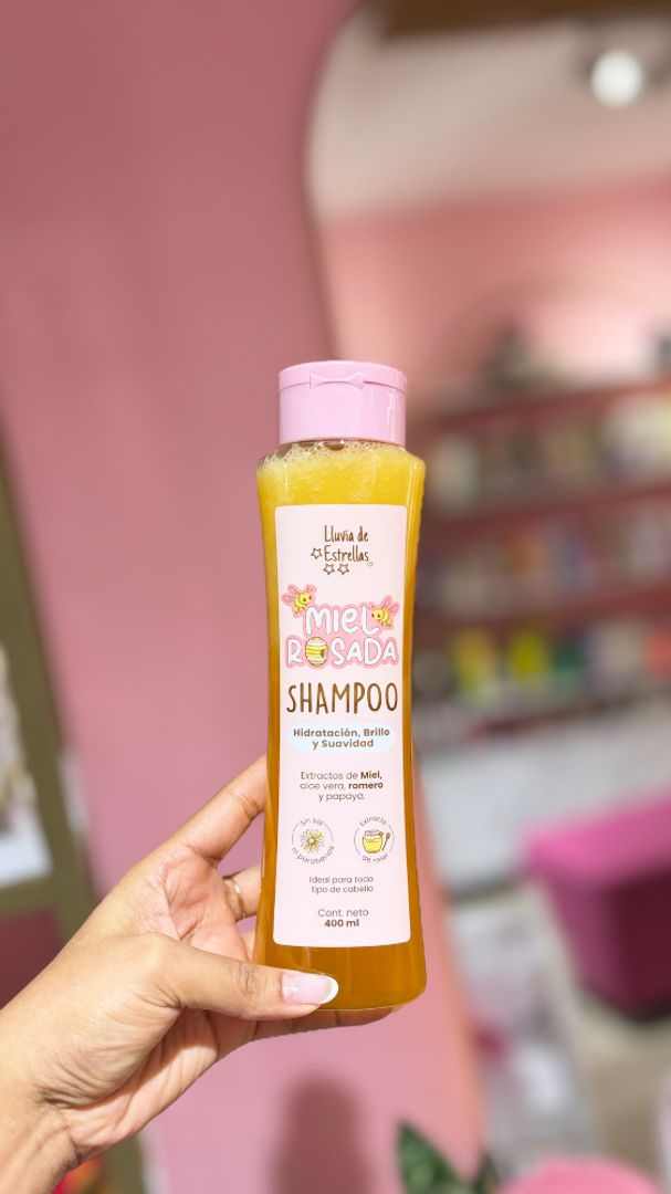 Shampoo miel rosada lluvia de estrellas 
