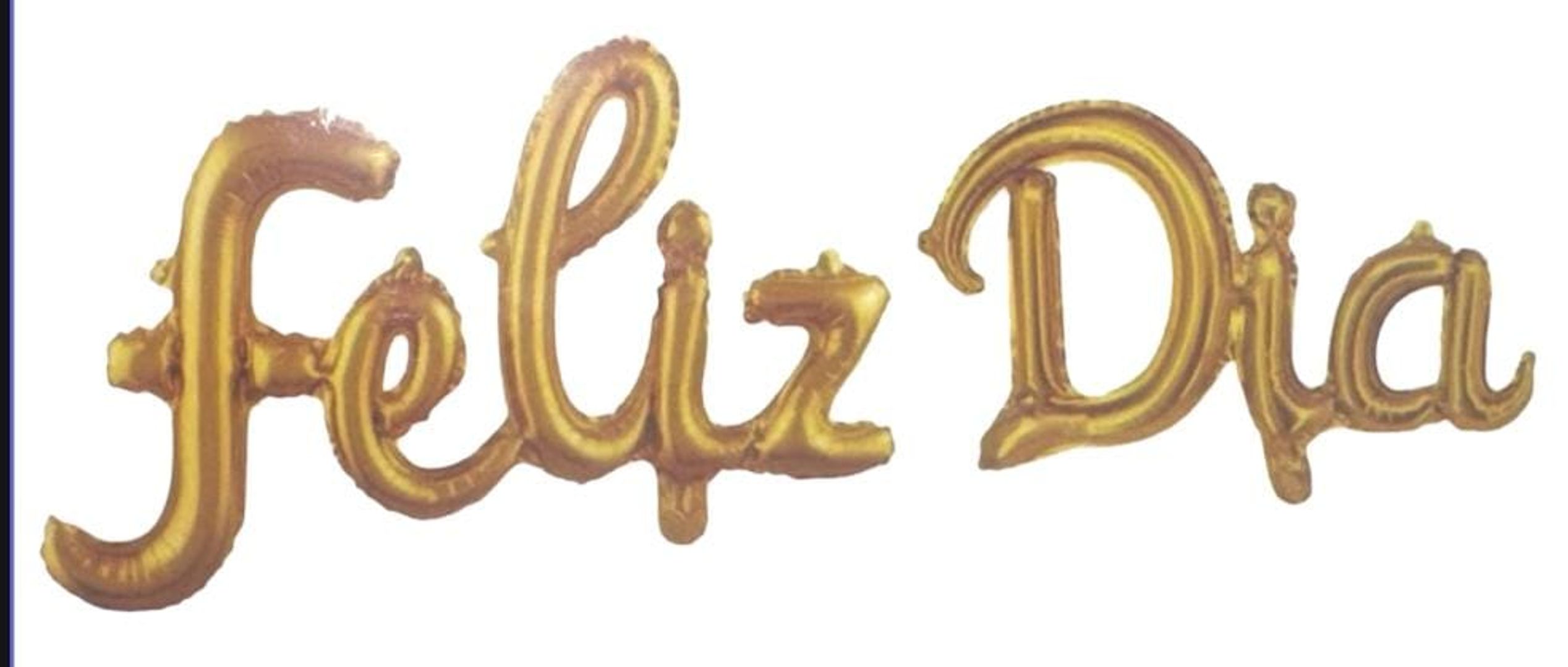 GLOBO FOIL FELIZ DIA CURSIVO SURTIDO