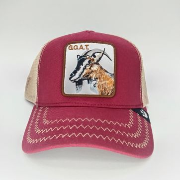 GORRA GOORIN BROS "GOAT" VINOTINTO - imagen 1