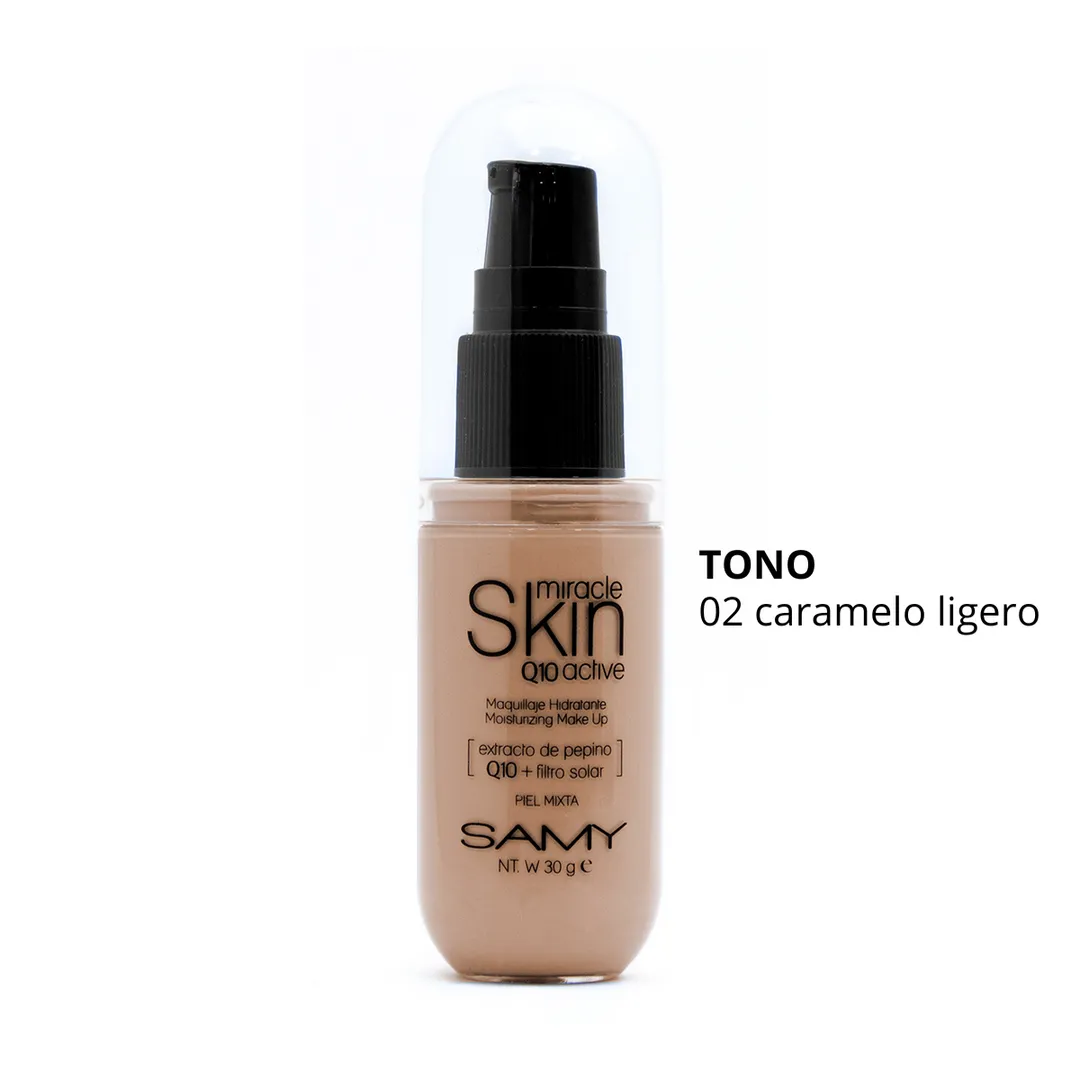 MAQUILLAJE HIDRATANTE BASE LIQUIDA SAMY