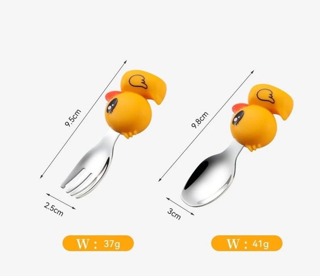Set plato goma duck 